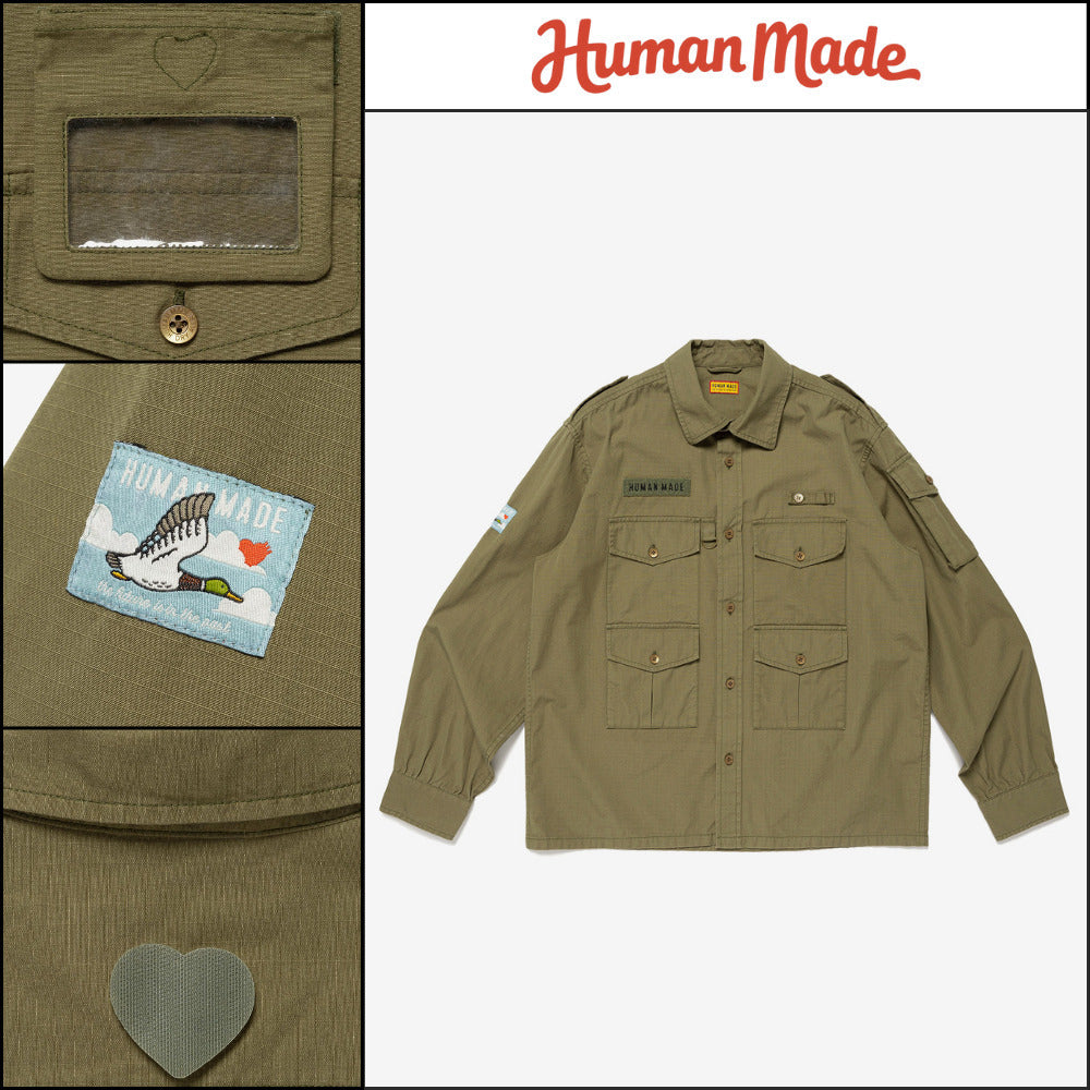 【HUMAN MADE】Cameraman Shirt Olive Drab