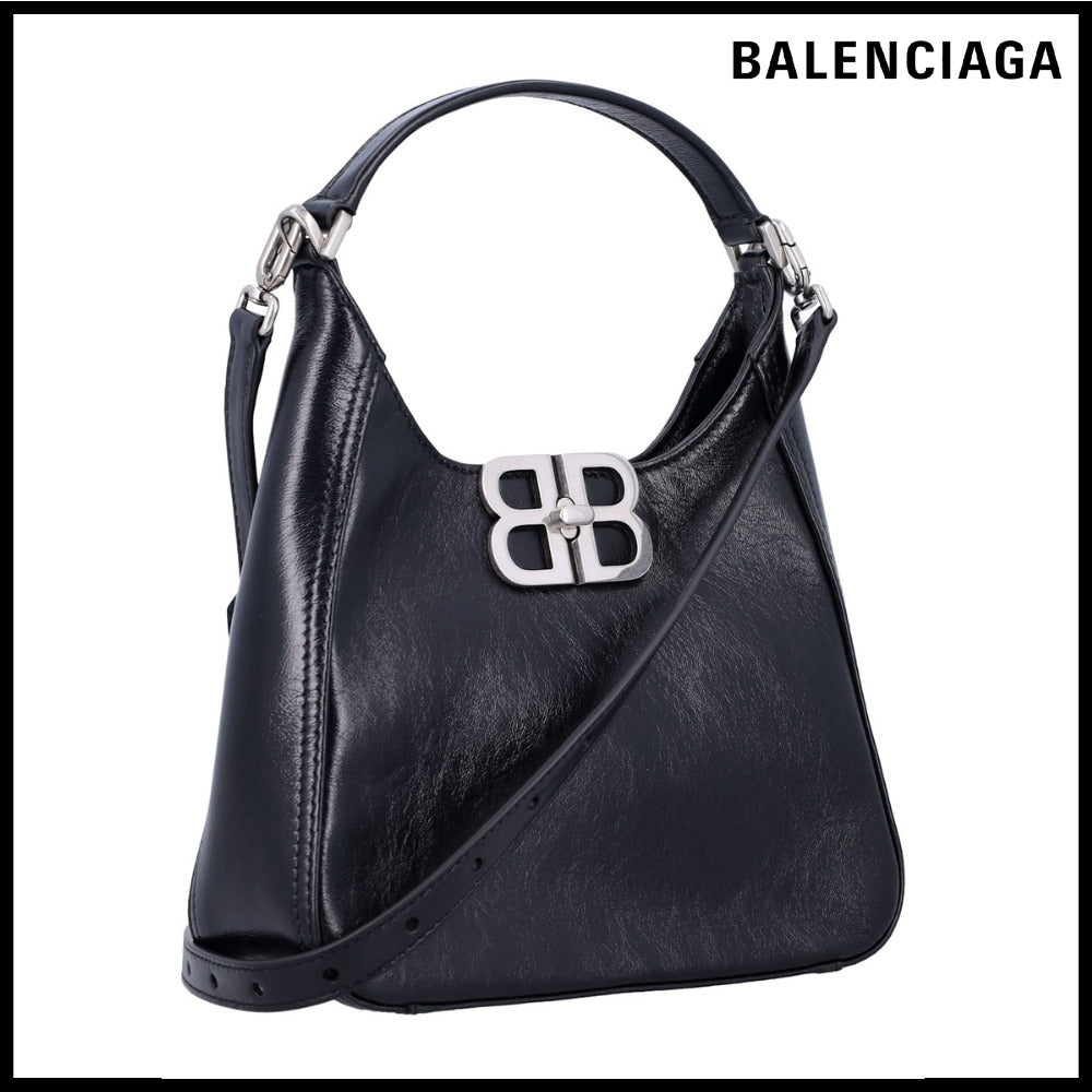 【BALENCIAGA】BB Soft Hobo S Black