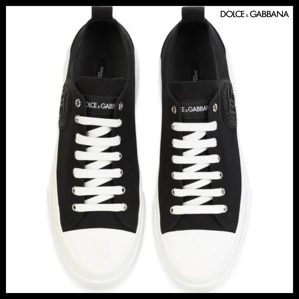 【Dolce & Gabbana】CANVAS PORTOFINO LIGHT SNEAKERS WITH DG