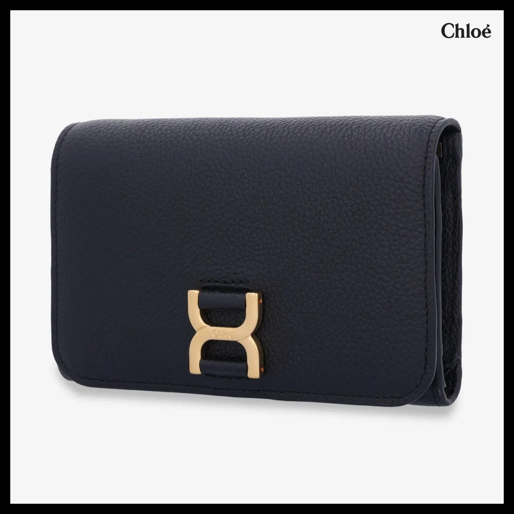 【Chloe】Marcie Compact Wallet Black