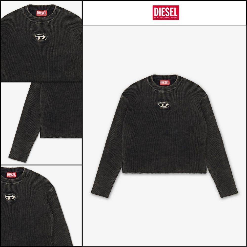 【DIESEL】M-Ancorex Knit Caviar Black