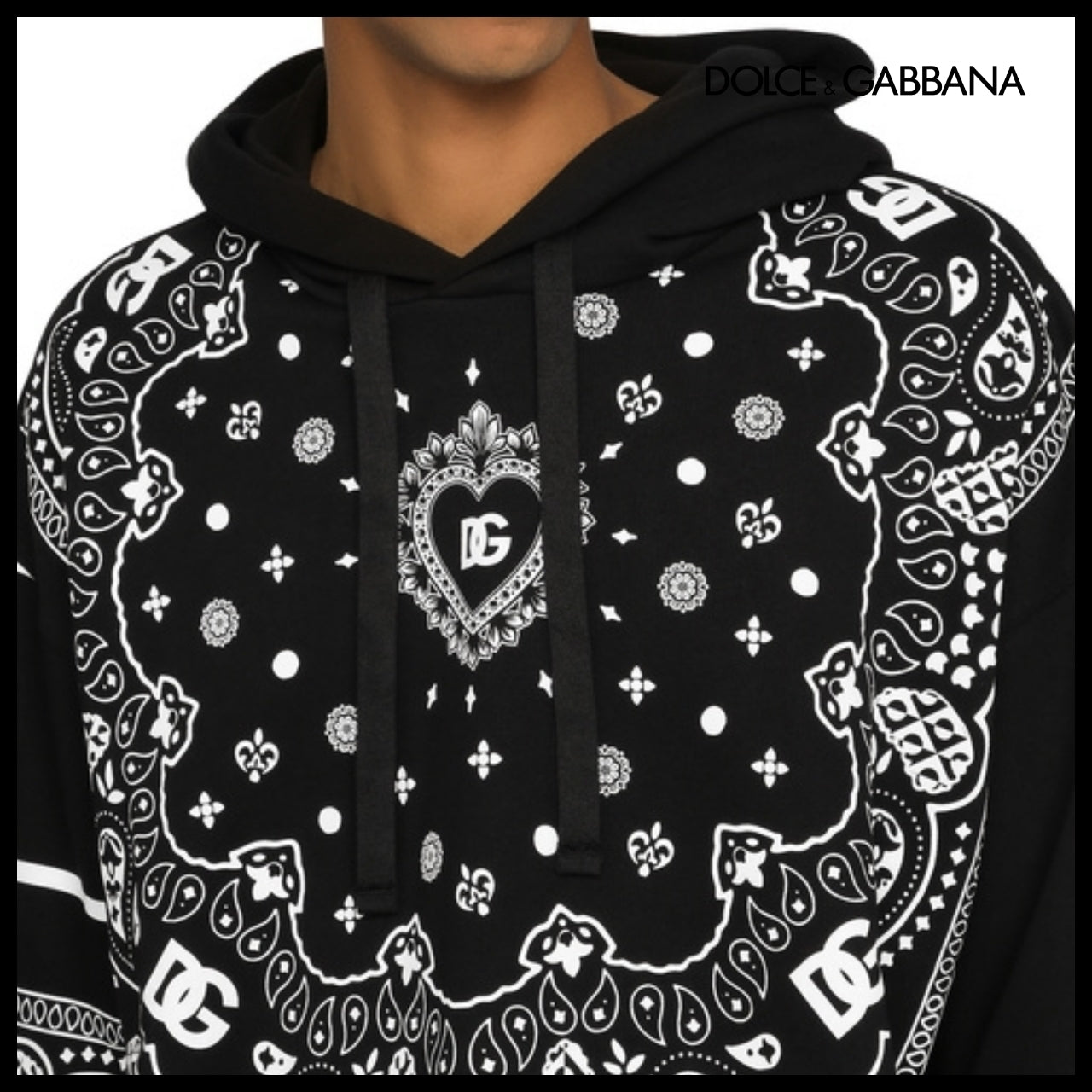 【Dolce & Gabbana】SWEATSHIRT BLACK 0000