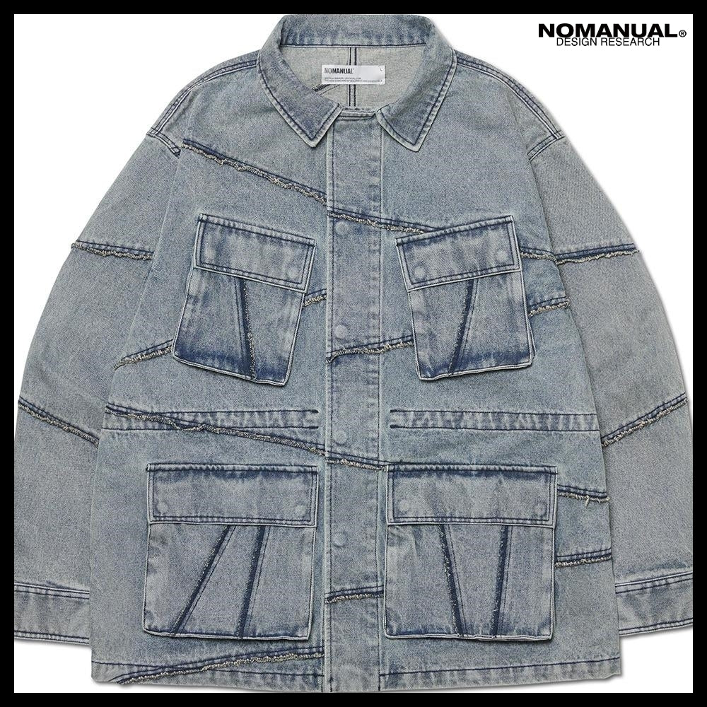 【NOMANUAL】R.C Denim BDU Jacket 2 Colors