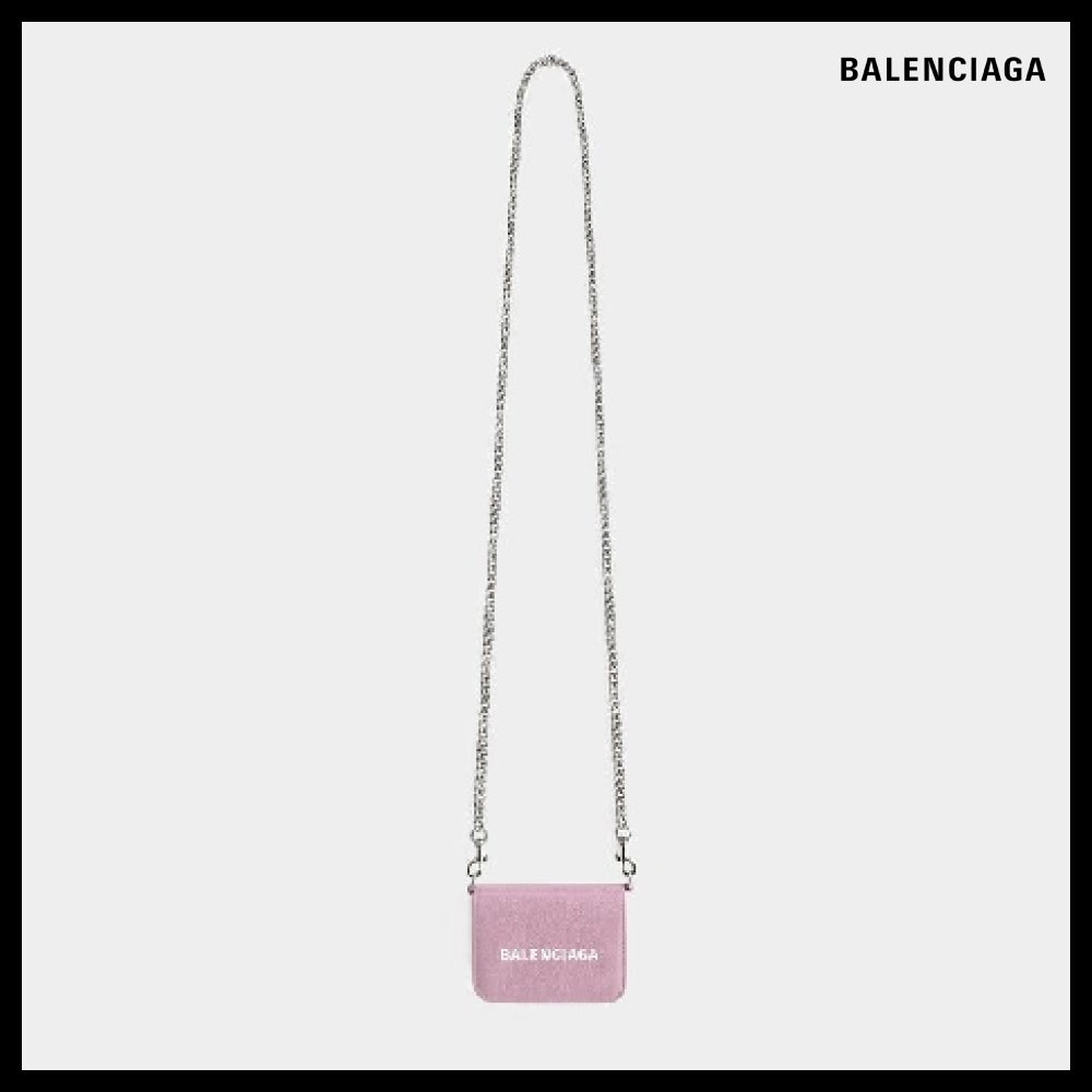 ★BALENCIAGAアウトレット セール ★Cash Logo WOC Bag Pink
