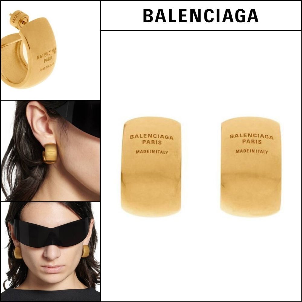 ★BALENCIAGAアウトレット セール ★Plated Earrings