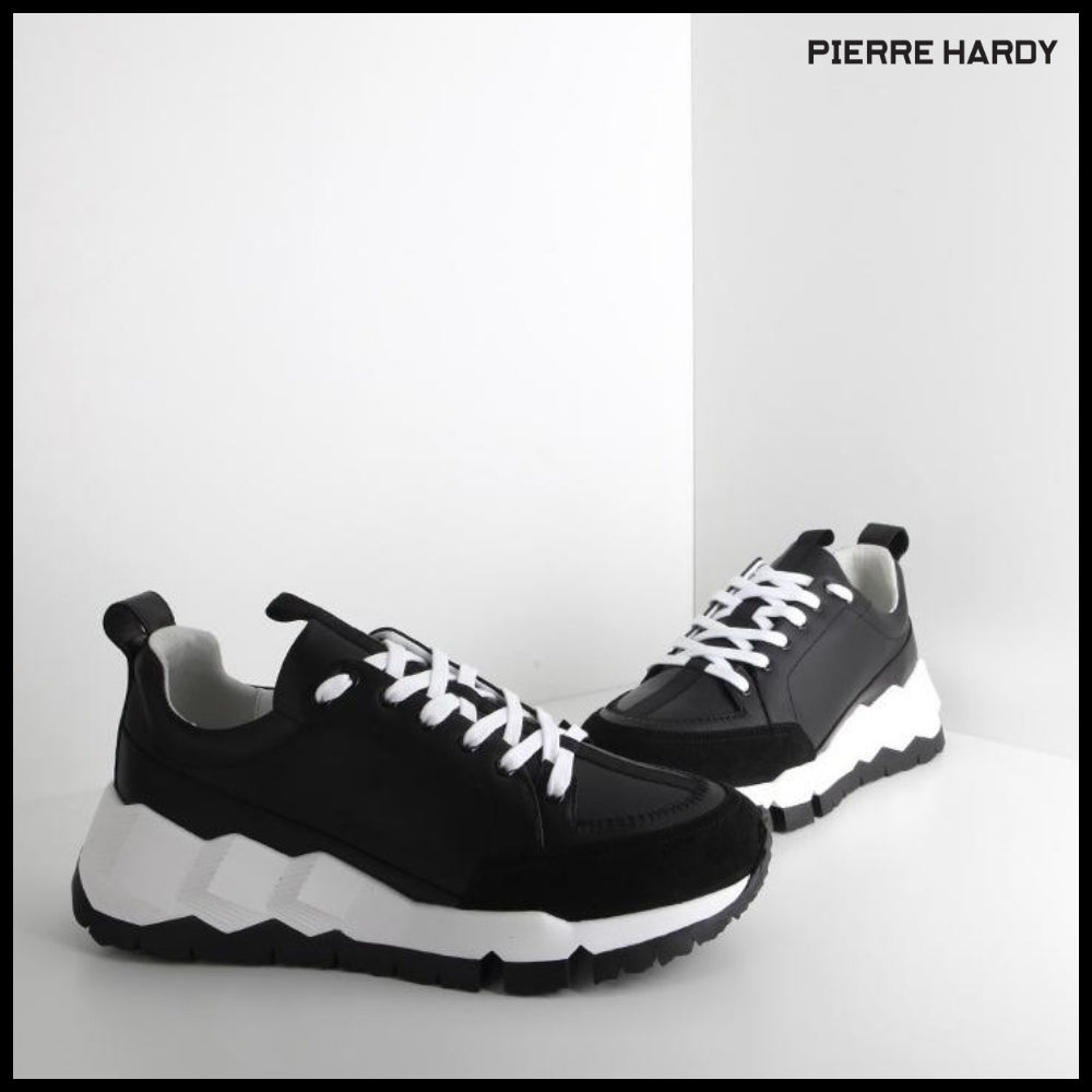 【Pierre Hardy】STREET LIFE Black Sneakers QX02Z