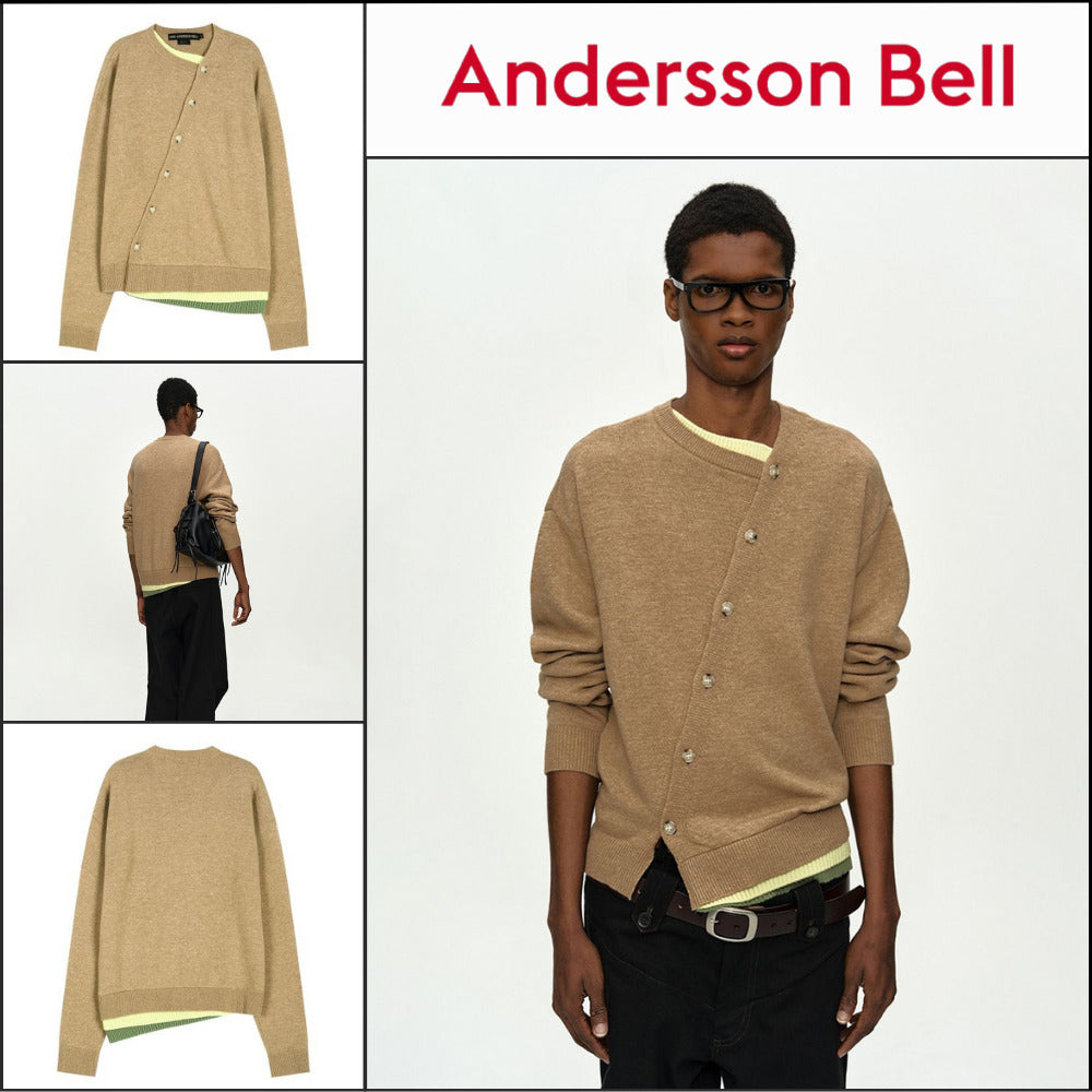 【ANDERSSON BELL】Layered Cardigan Camel