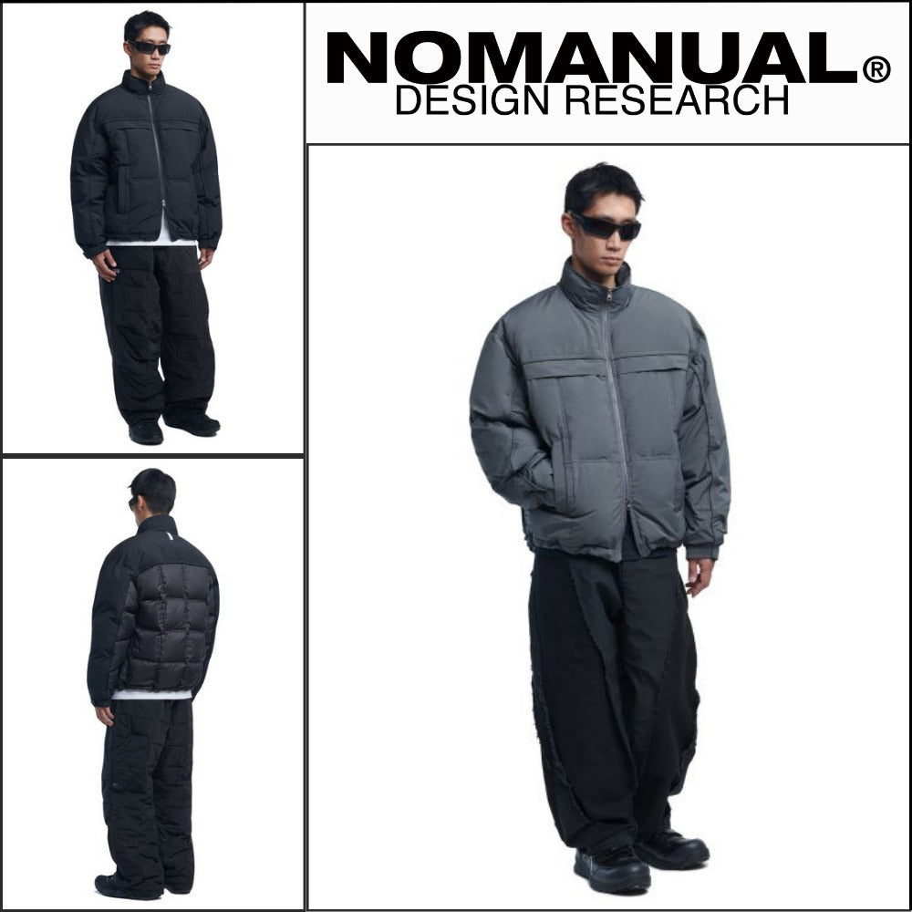 【NOMANUAL】H.T.L nylon down jacket (2 colors)