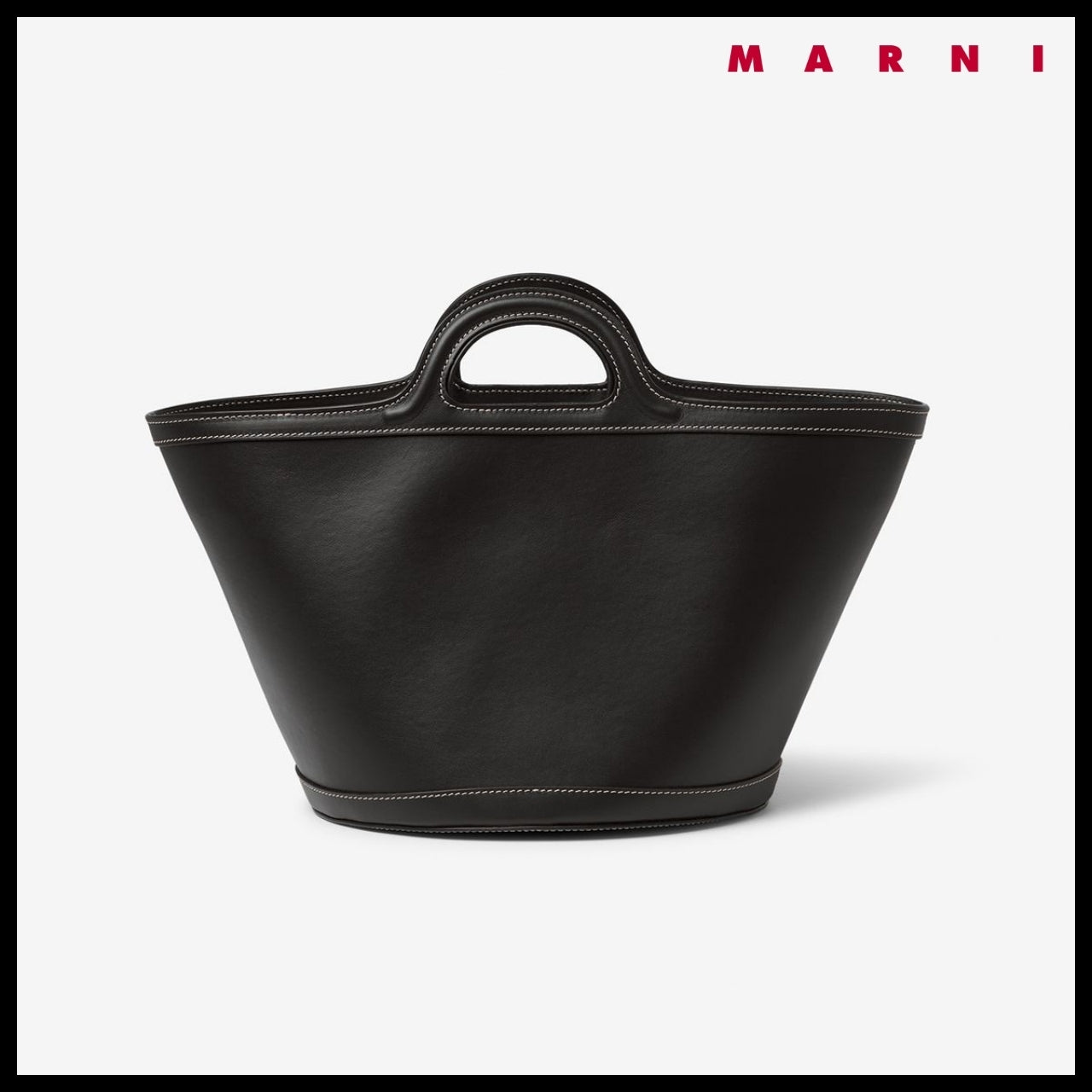 【MARNI】Small Tropicalia Tote Bag - Black