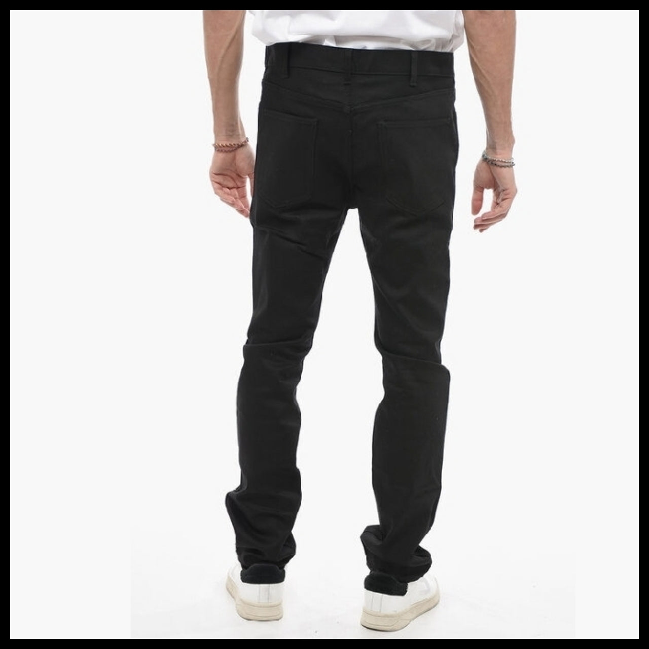 【CELINE】Slim Fit Cotton Denim Pants