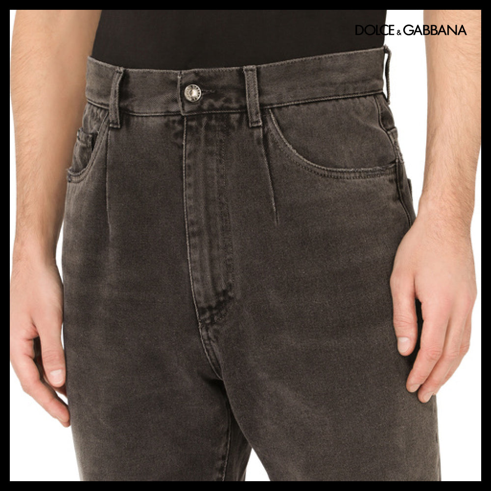 ★Dolce&Gabbanaアウトレット セール ★WASH HIGH-WAISTED JEANS
