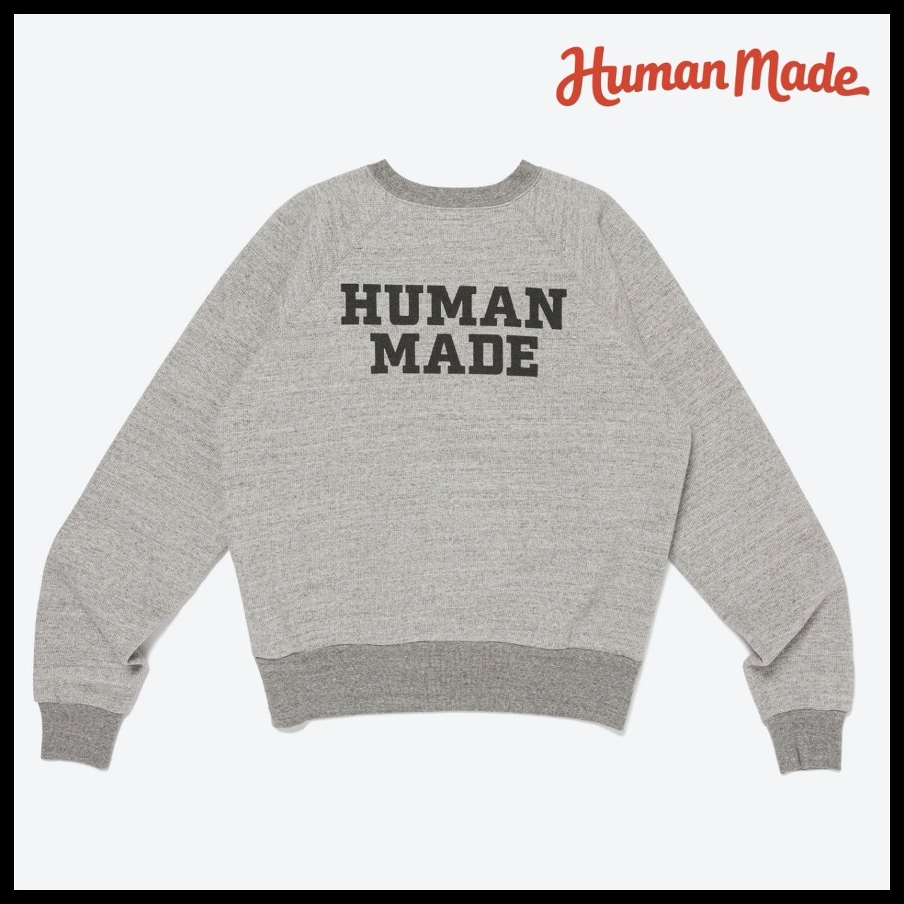 【HUMAN MADE】CLASSIC SWEATSHIRT GRAY
