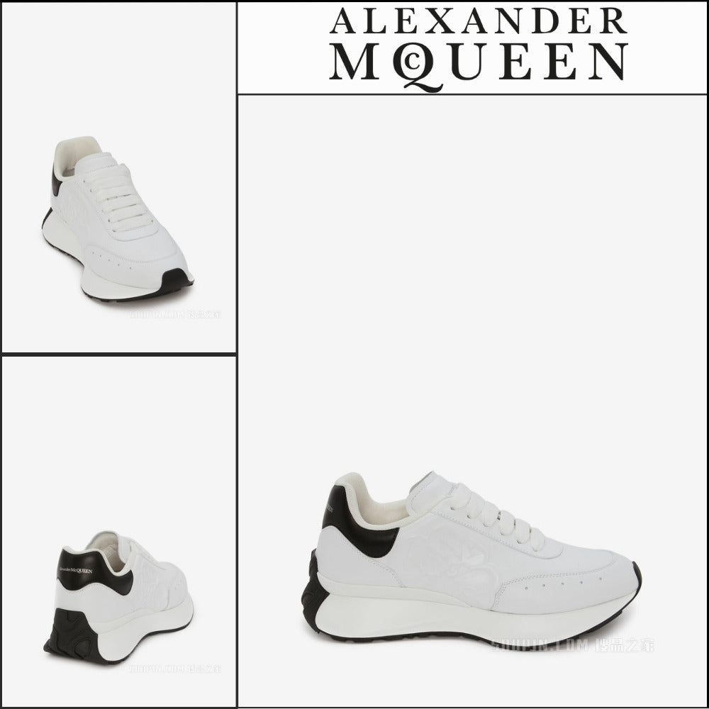 【Alexander Mcqueen】Sprint Runner in White Black