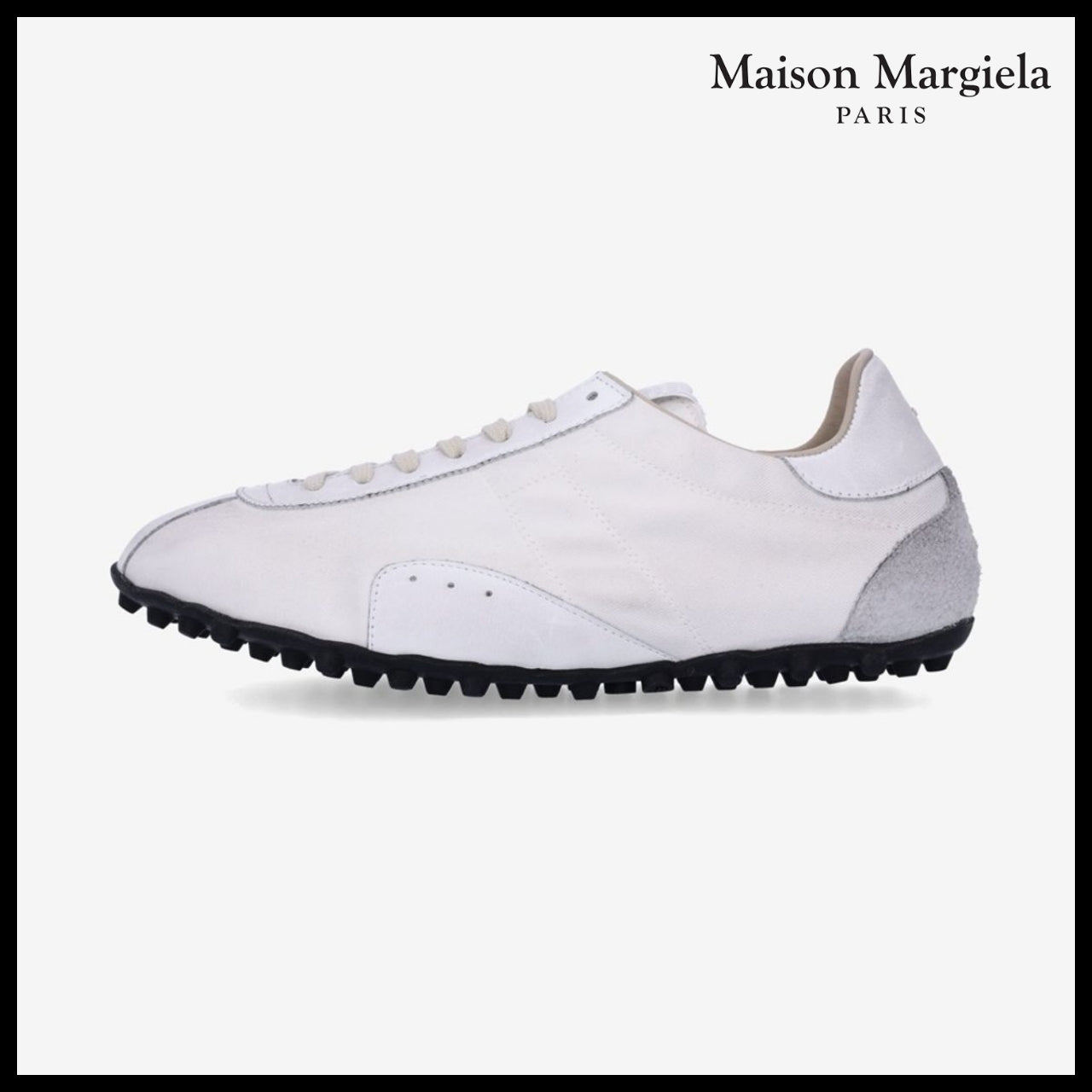 【Maison Margiela】Sprinter Low Top Sneakers White Birch