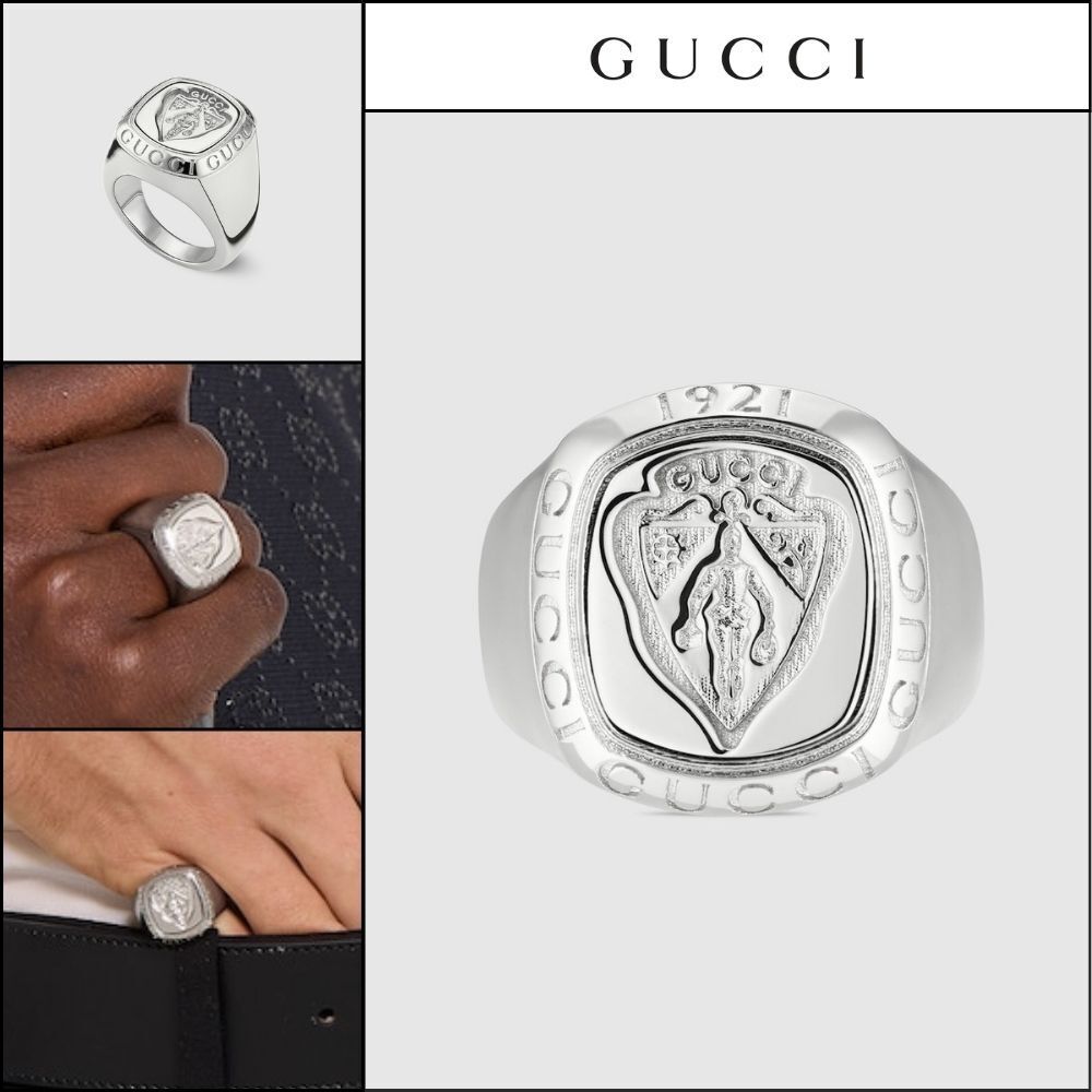【GUCCI】Crest Signet Ring 0926