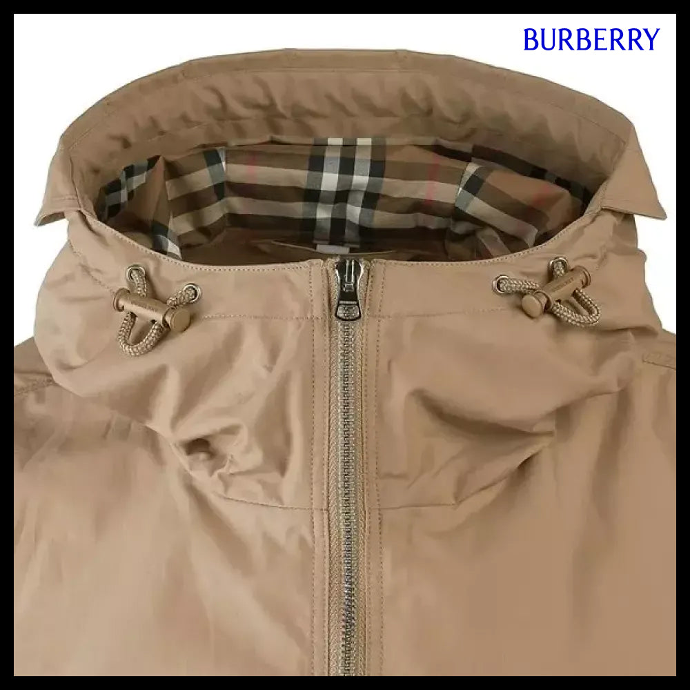 【Burberry】Women’s Birley Drawstring Hooded Jacket
