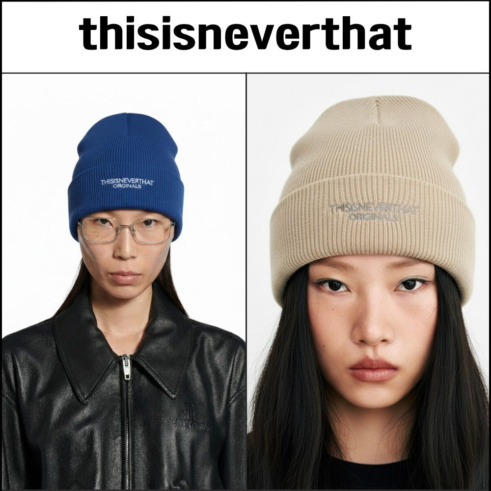 【thisisneverthat】FR-Logo Beanie 2Colors