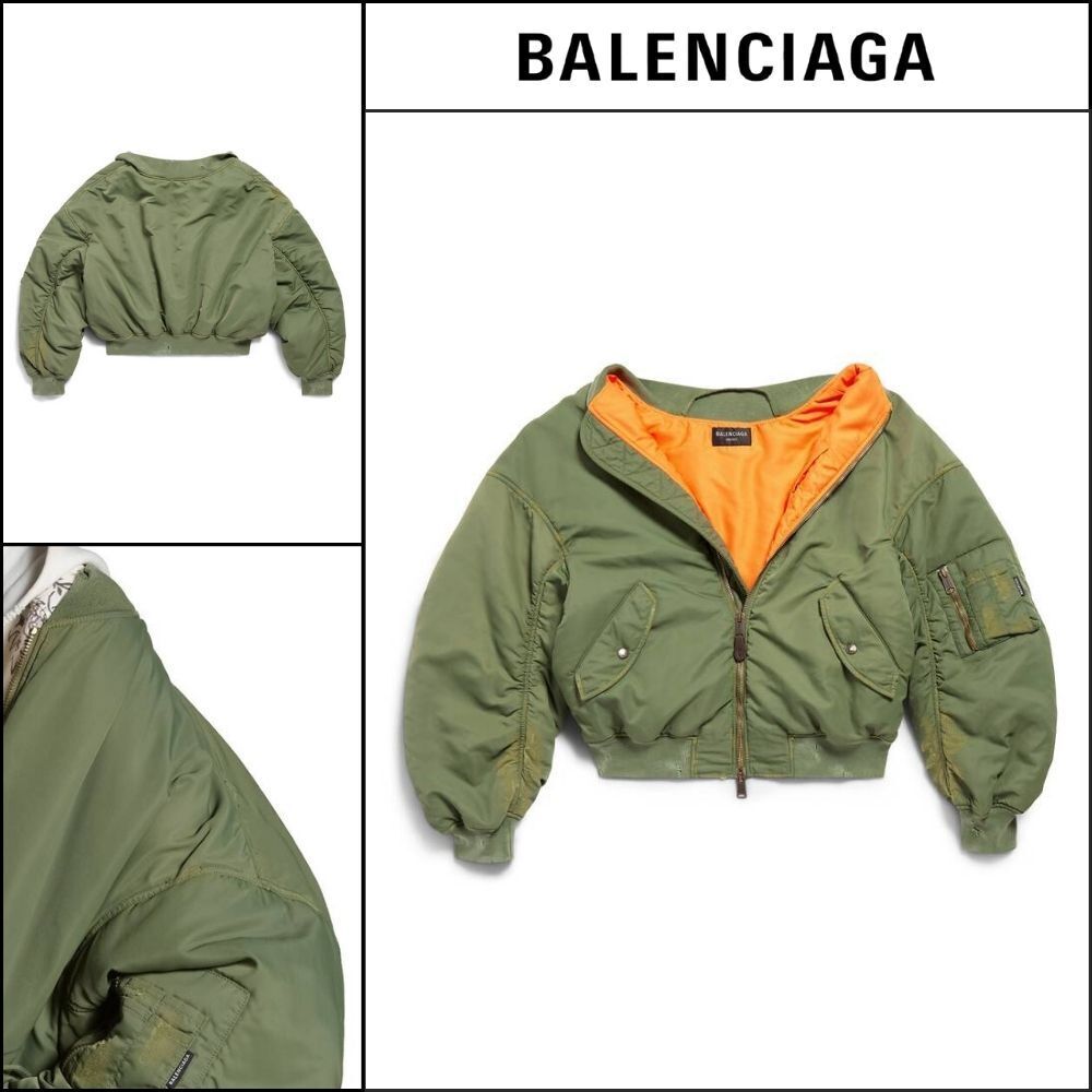 ★BALENCIAGAアウトレット セール ★OFF SHOULDER BOMBER