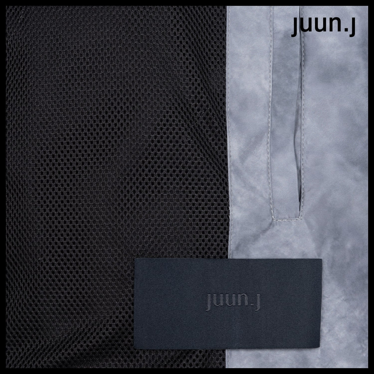 【JUUN.J】Dye Print Hood Jumper Gray