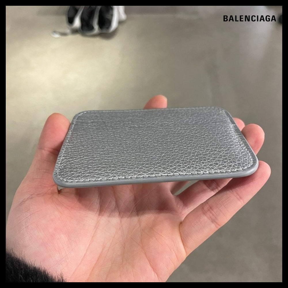 【BALENCIAGA】Cash Card Holder Silver