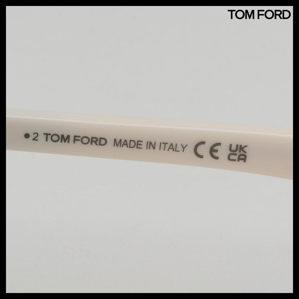 【TOM FORD】Black Horn-Rimmed Sunglasses Grey Gradient Tint
