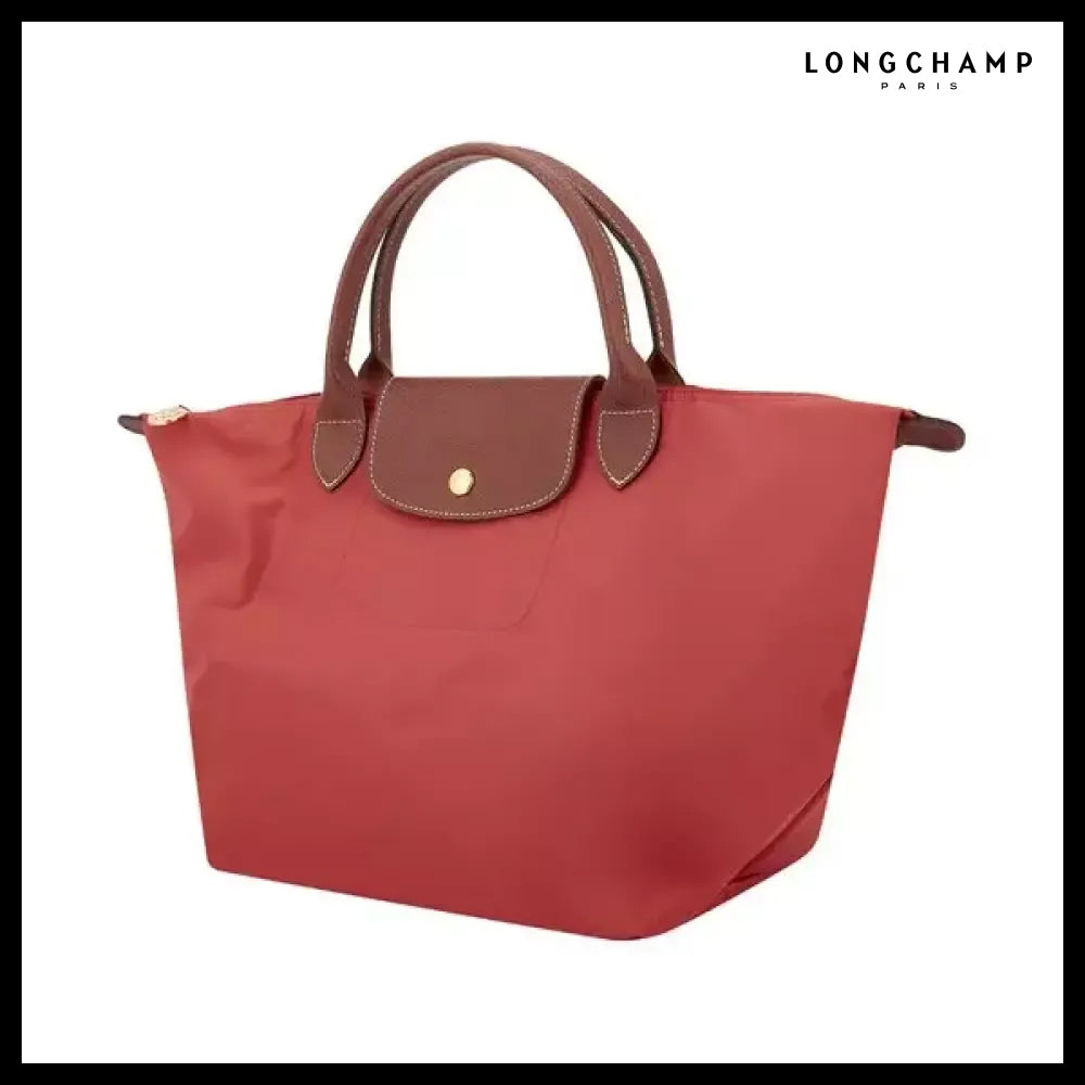 【Longchamp】Women’s Le Pliage Original Medium Tomato Tote