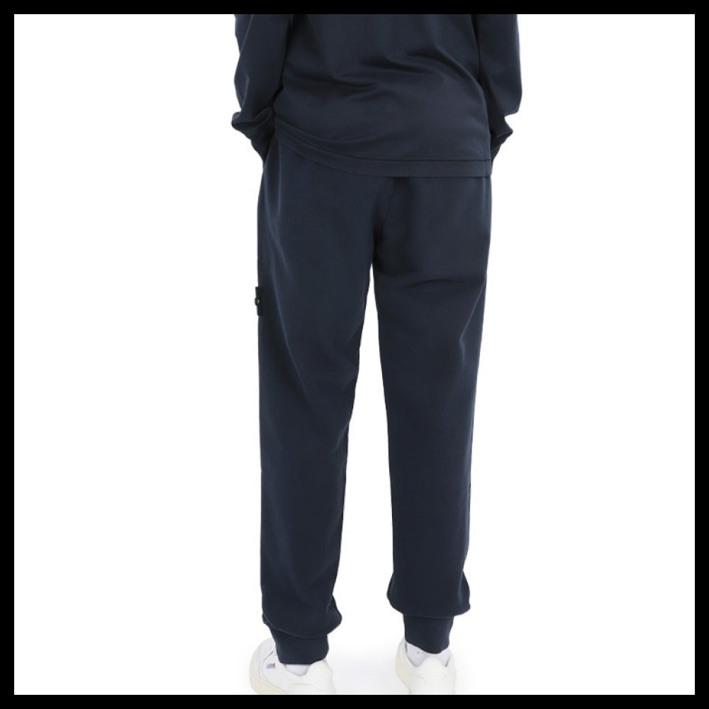 【STONE ISLAND】Wappen Patch Training Jogger Pants Navy