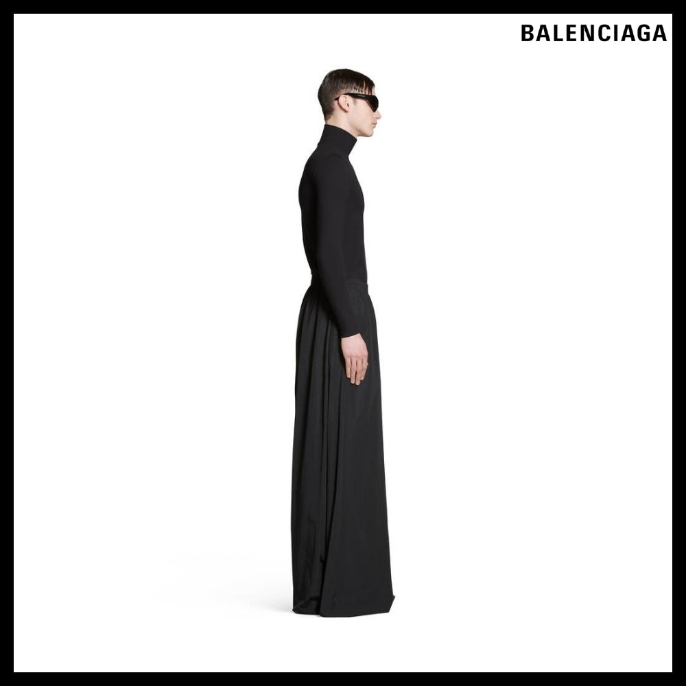 【BALENCIAGA】Double Front Tracksuit Pants Black