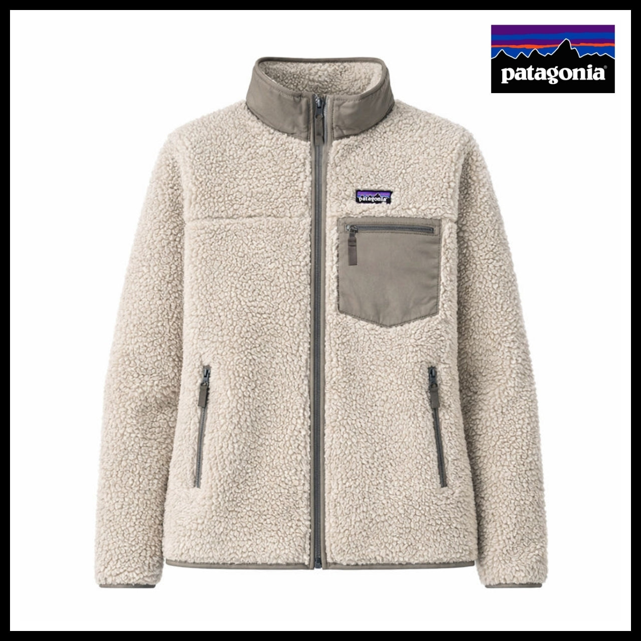 ★PATAGONIA★ Classic Retro-X Womens Fleece Jacket 23075-NAT