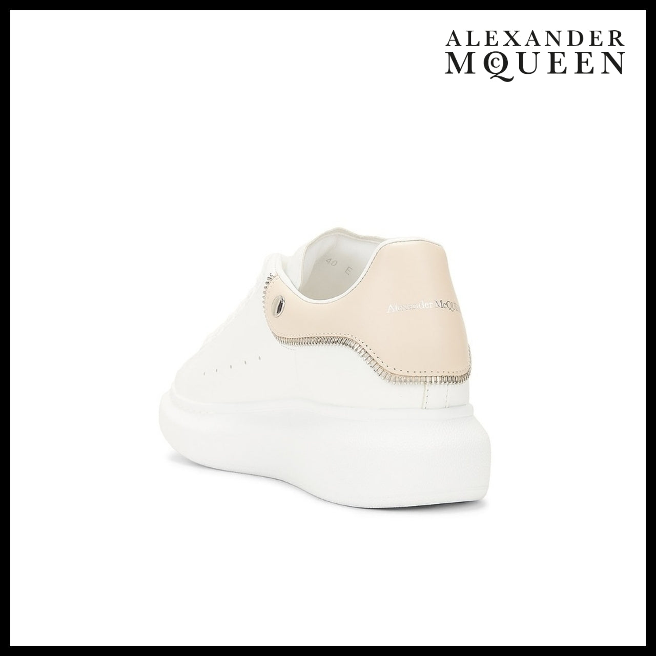 【Alexander Mcqueen】Oversized Sneaker Silver Foil Logo