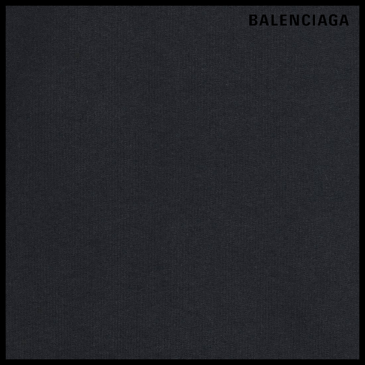 【BALENCIAGA】Black Gaffer Hoodie Medium Fit