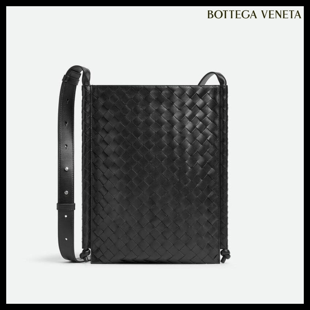 【BOTTEGA VENETA】LARGE FLAT LOOP BLACK