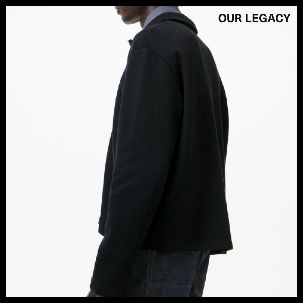 【OUR LEGACY】Shrunken Full Zip High Neck Jacket high neck