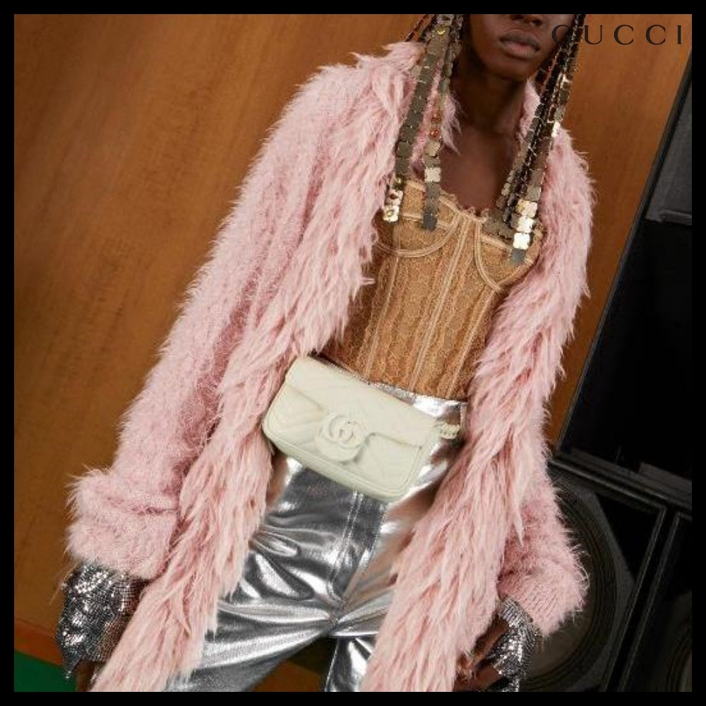 【GUCCI】GG Marmont Matelassé Chevron Quilted Bag