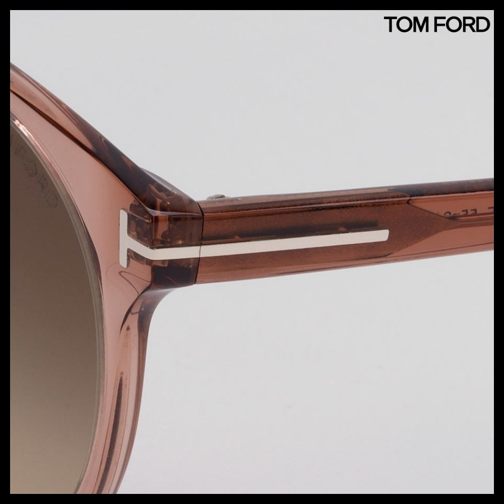 【TOM FORD】Round Horn-Rimmed Sunglasses Asian Fit