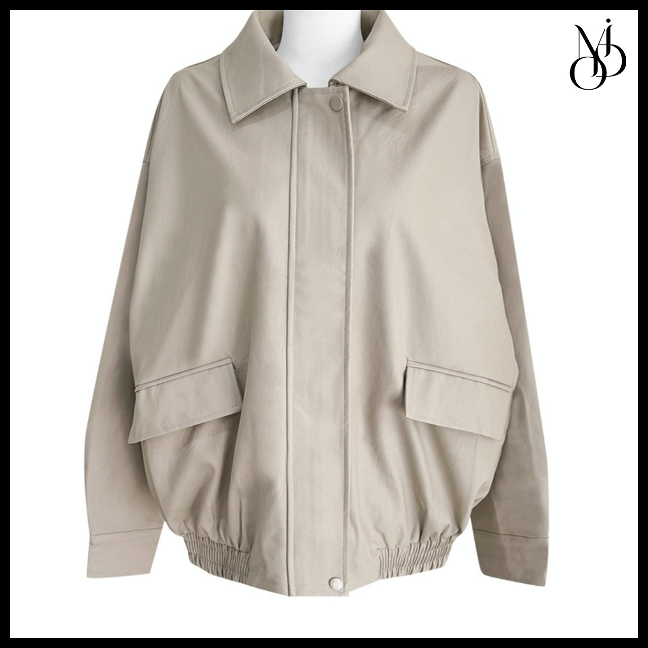 【MODIMOOD】Orori Formal Leather Collar Jacket 3 Colors
