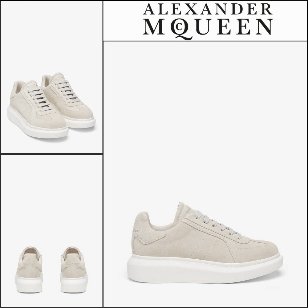【Alexander Mcqueen】Oversized Sneaker Beige White