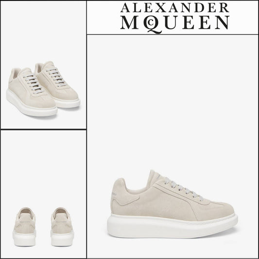 【Alexander Mcqueen】Oversized Sneaker Beige White