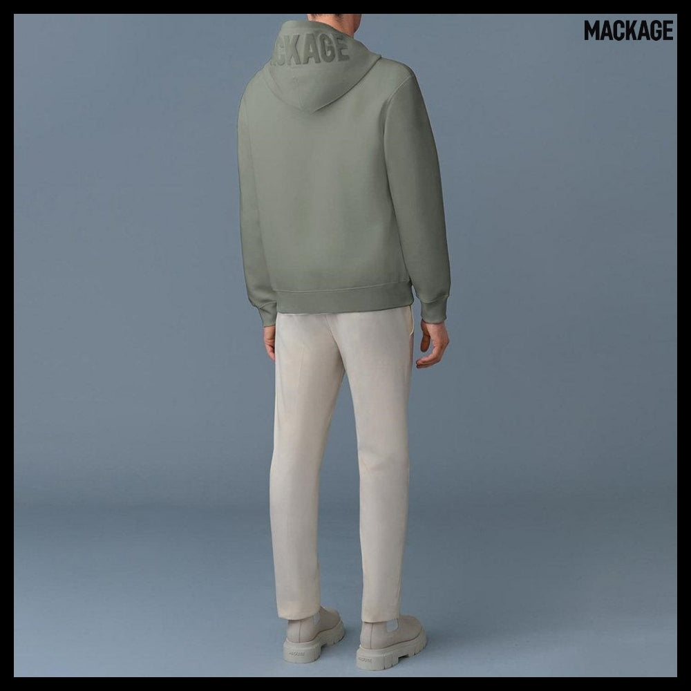 【MACKAGE】 Krys R Hooded Sweatshirt Green Fleece