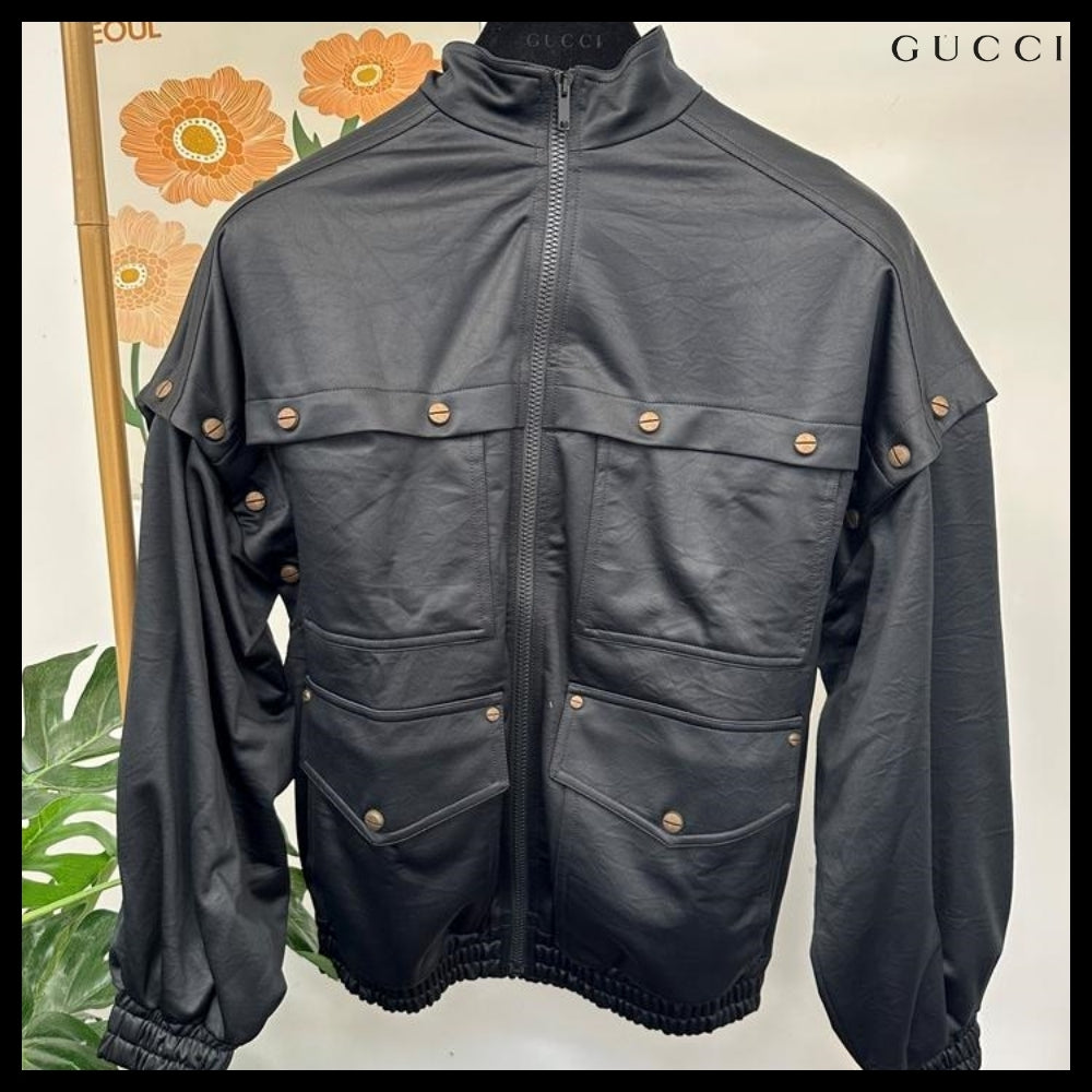 【GUCCI】Vintage Multi-Pocket Detachable Jacket Black