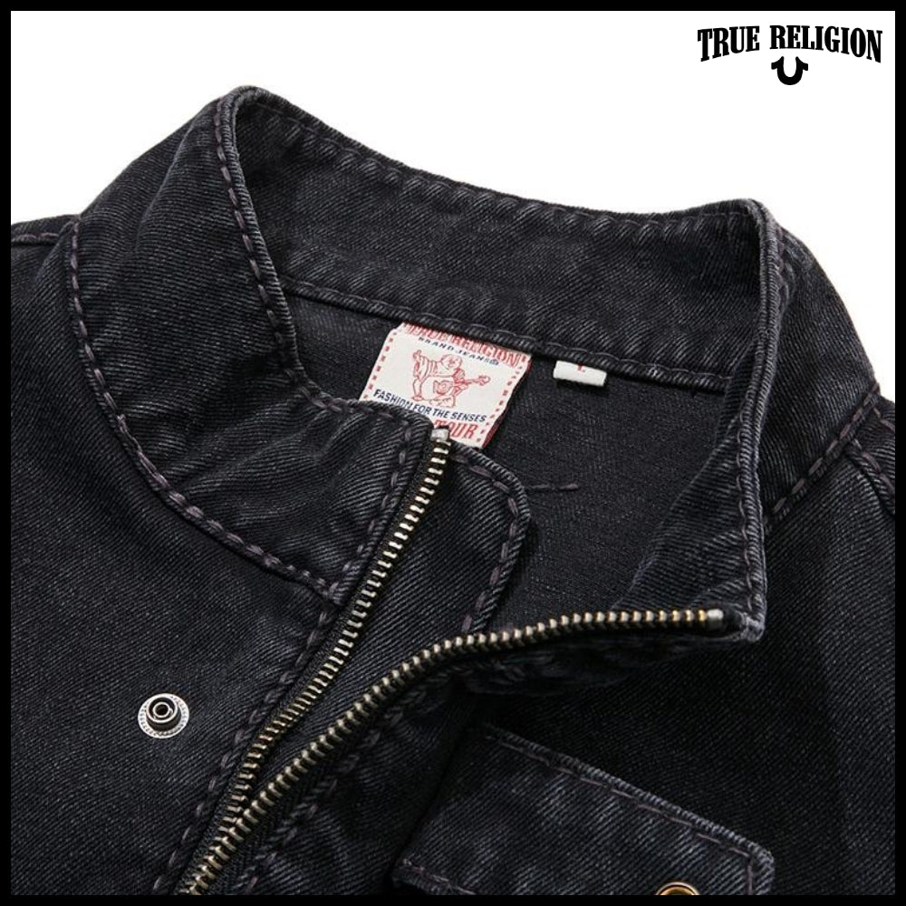 【TRUE RELIGION x NOMANUAL】No Religion Denim Rider Jacket