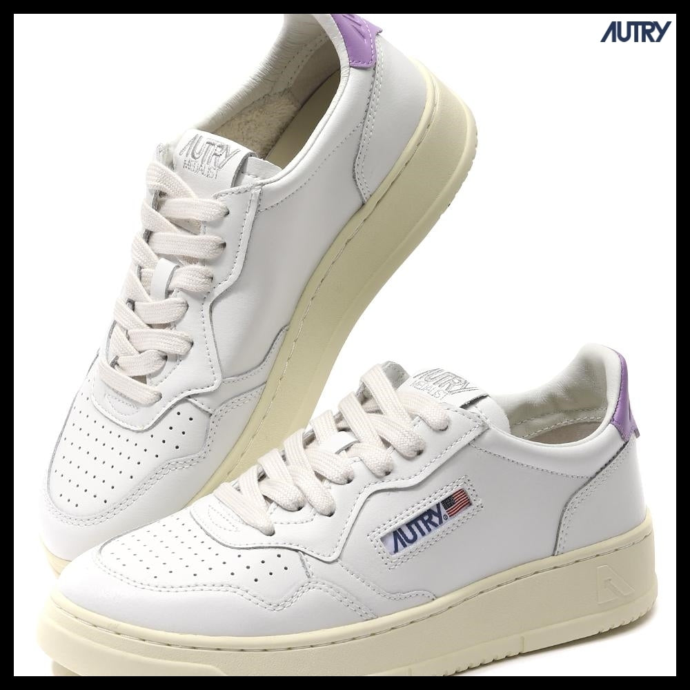 【AUTRY】Medalist Low Leather Sneakers