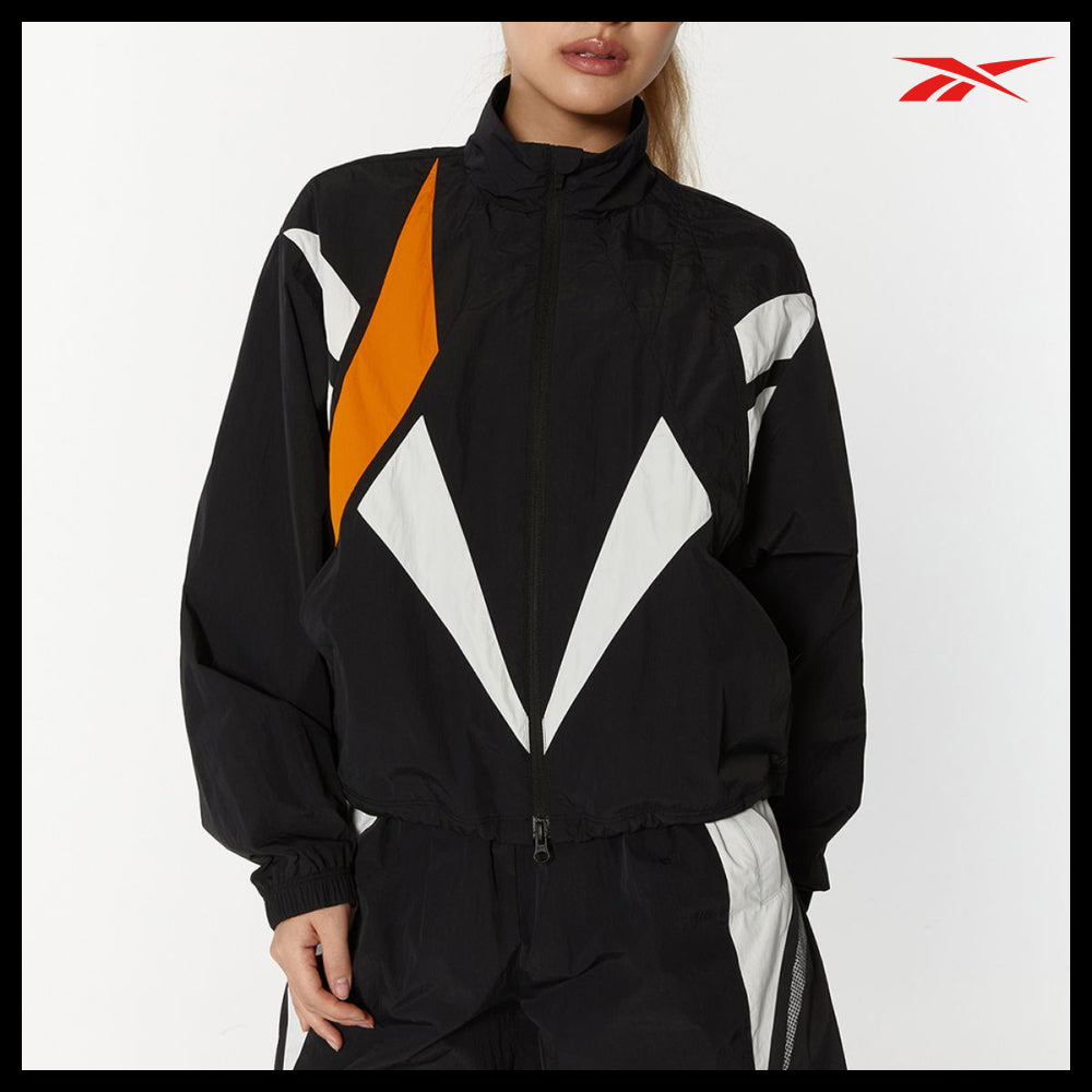 【REEBOK】Vector Flash Crop Windbreaker W Black
