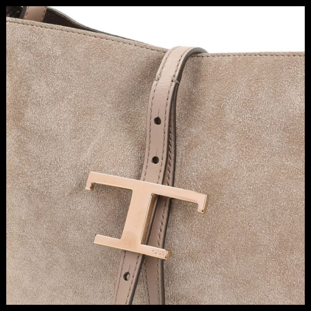 【TOD'S】Beige Large Tote Bag