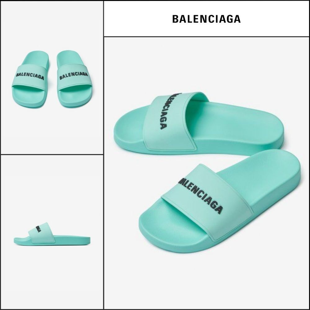 【BALENCIAGA】Full Slide Mint
