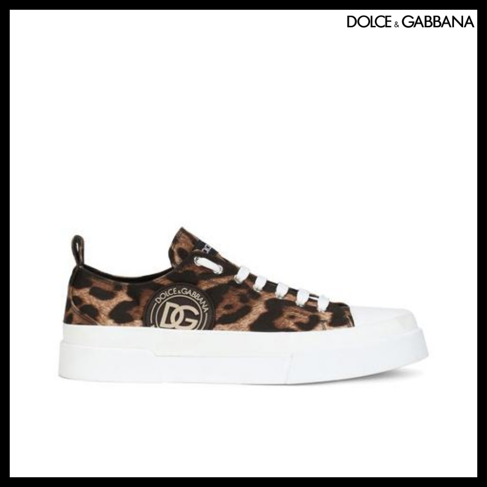 【Dolce & Gabbana】COTTON DRILL PORTOFINO LIGHT SNEAKERS