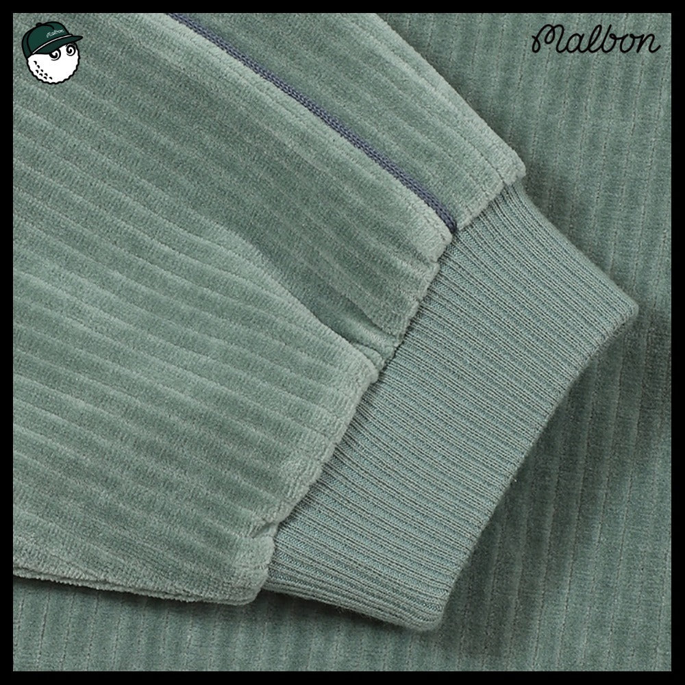 【MALBON】コーデュロイカラーポイントTシャツ 2COLORS