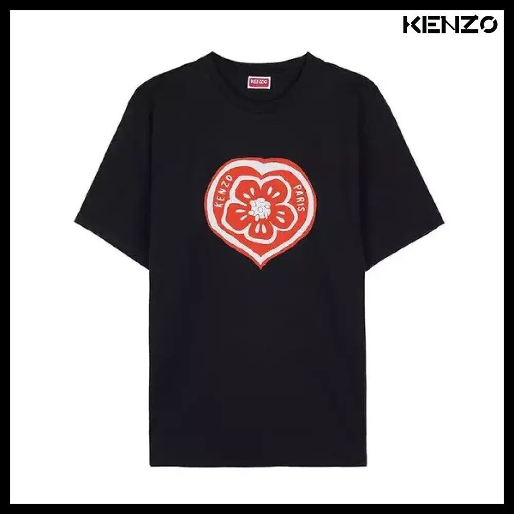 【KENZO】Women’s Boke Heart Loose T-Shirt