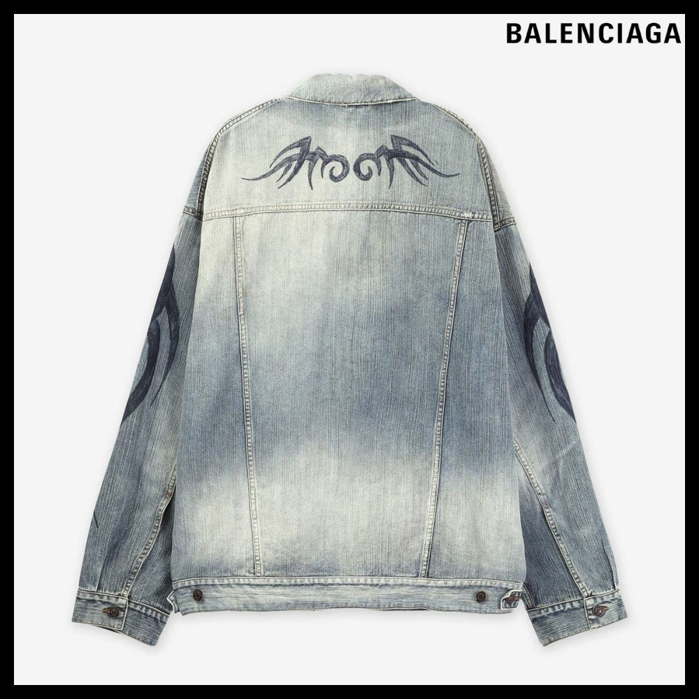 【BALENCIAGA】Oversized Jacket Stain