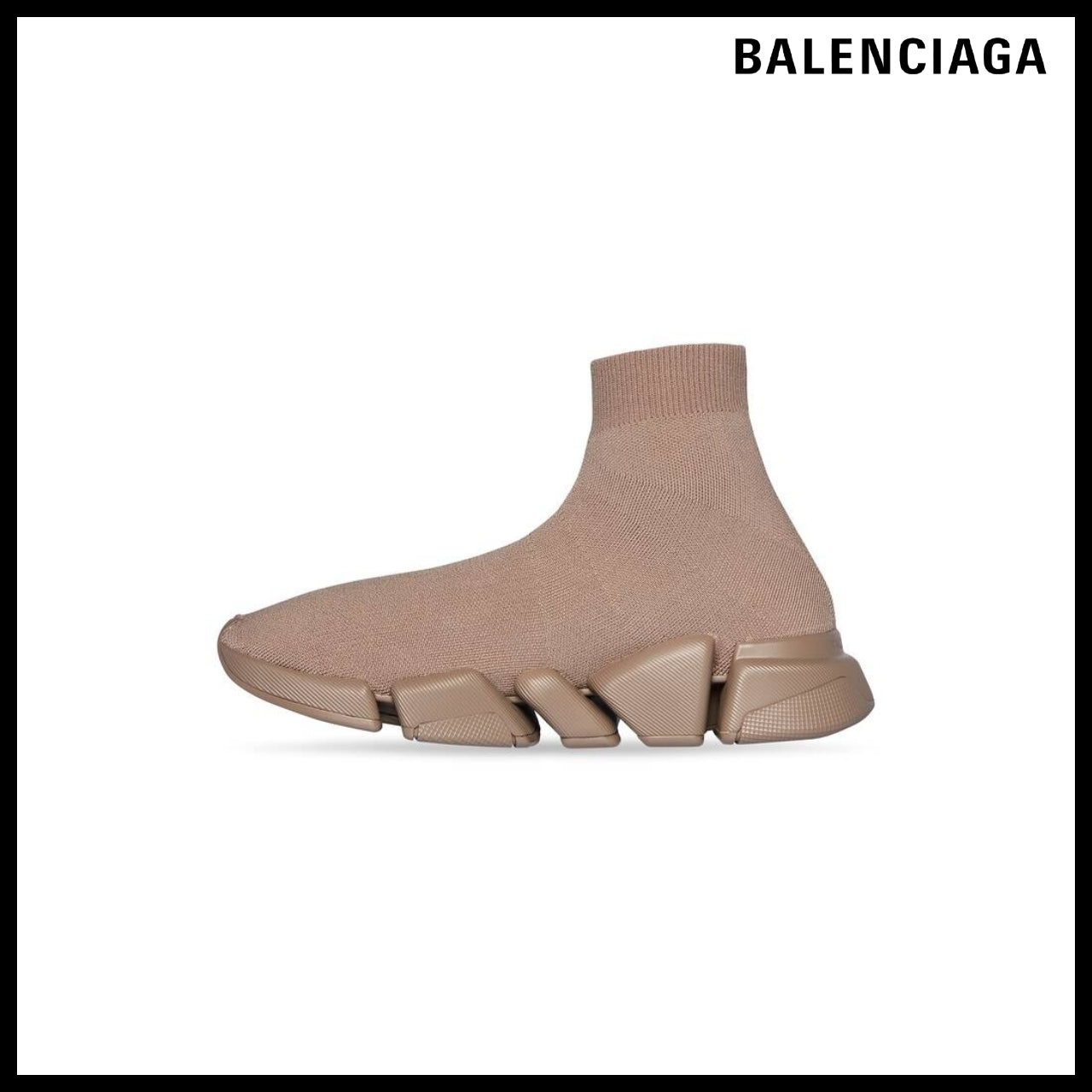 【BALENCIAGA】Speed 2.0 Monocolor Recycled Knit Sneaker